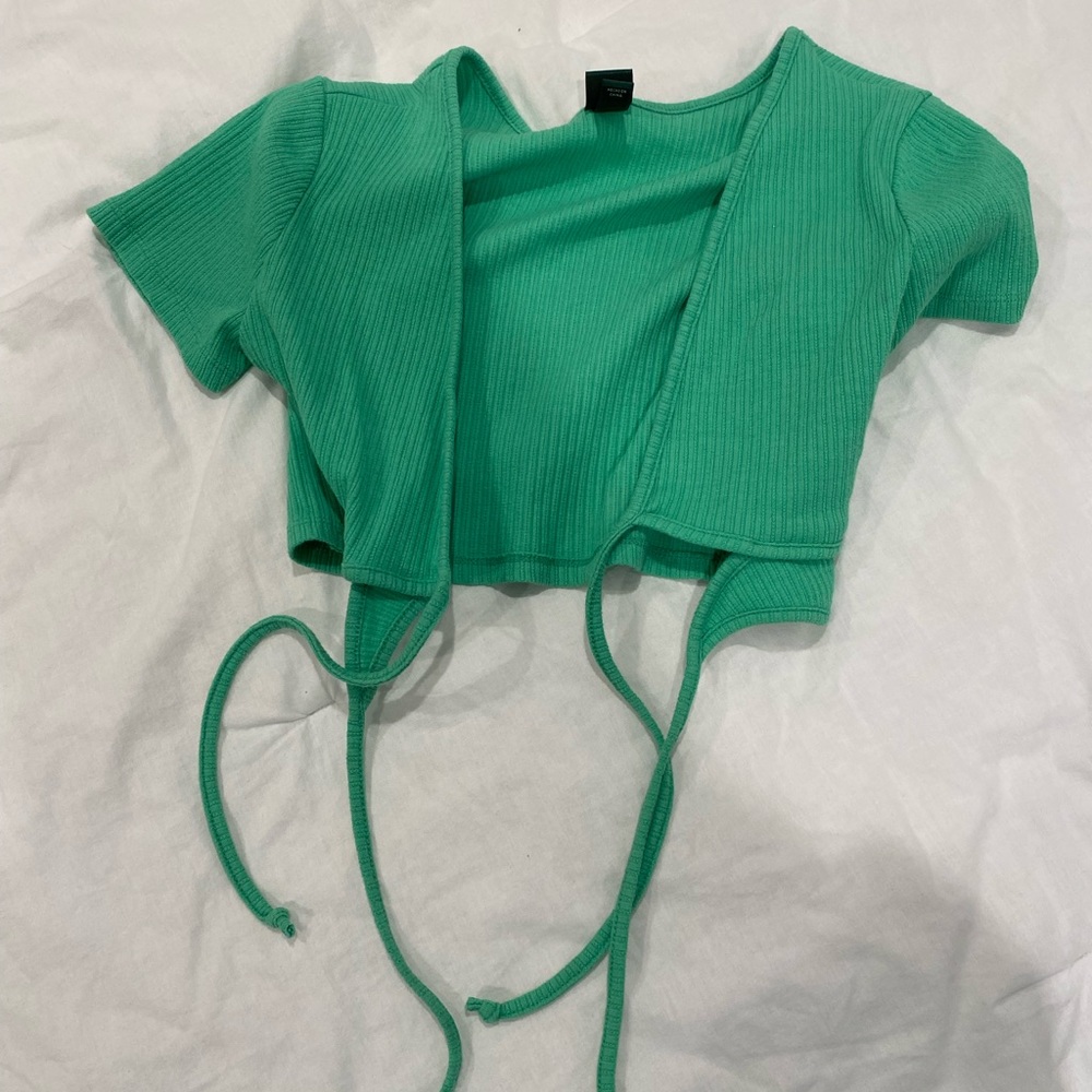 Green beach coverup